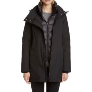 Herno Laminar 2 Ply Gore-tex Coat with Down Removable Bib and Hood